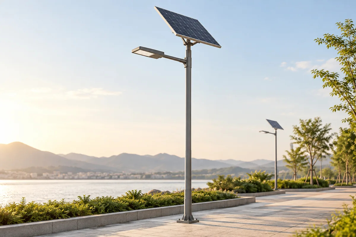 Illustrative solar street-light application